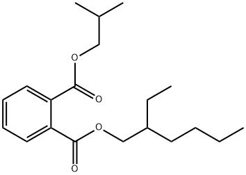 2-ethylhexyl 2-methylpropyl phthalate Struktur