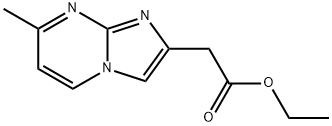 (7-METHYL-IMIDAZO[1,2-A]PYRIMIDIN-2-YL)-ACETIC ACID ETHYL ESTER Struktur