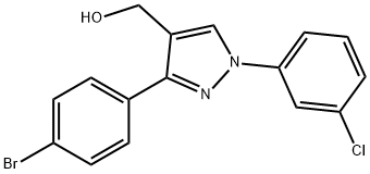 (3-(4-BROMOPHENYL)-1-(3-CHLOROPHENYL)-1H-PYRAZOL-4-YL)METHANOL price.