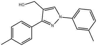 (1-M-TOLYL-3-P-TOLYL-1H-PYRAZOL-4-YL)METHANOL Struktur