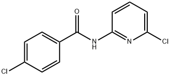 BENZAMIDE, 4-CHLORO-N-(6-CHLORO-2-PYRIDINYL)- Struktur