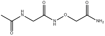 Acetamide,  2-(acetylamino)-N-(2-amino-2-oxoethoxy)- Struktur