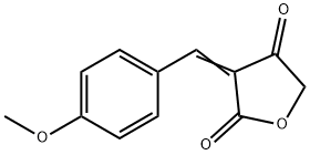 (3Z)-3-(4-Methoxybenzylidene)-2,4(3H,5H)-furandione Struktur