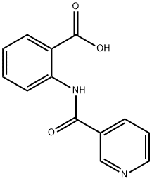 2-[(PYRIDINE-3-CARBONYL)-AMINO]-BENZOIC ACID Struktur