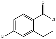 Benzoyl chloride, 4-chloro-2-ethyl- (9CI) Struktur