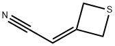 2-(Thietan-3-ylidene)acetonitrile Struktur