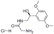 midodrine hydrochloride Struktur