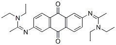 N',N'''-[(9,10-Dihydro-9,10-dioxoanthracene)-2,6-diyl]bis[N,N-diethylacetamidine] Struktur