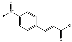 TRANS-4-NITROCINNAMOYL CHLORIDE Struktur