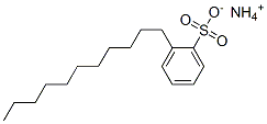 ammonium undecylbenzenesulphonate Struktur