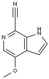 1H-Pyrrolo[2,3-c]pyridine-7-carbonitrile,4-methoxy-(9CI)