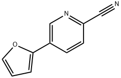 5-(2-FURYL)PYRIDINE-2-CARBONITRILE Struktur