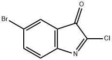 5-bromo-2-chloro-3H-indol-3-one Struktur