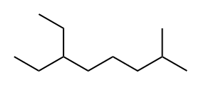 Octane, 6-ethyl-2-methyl- Struktur