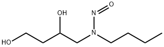 N-BUTYL-N-(2,4-DIHYDROXYBUTYL)NITROSAMINE Struktur