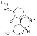 Dihydromorphine hydriodide Struktur