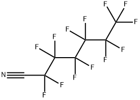 PERFLUOROHEPTANENITRILE Struktur