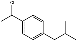 1-(1-chloroethyl)-4-isobutylbenzene Struktur