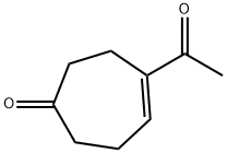 4-Cyclohepten-1-one, 4-acetyl- (9CI) Struktur