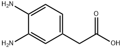 BENZENEACETIC ACID, 3,4-DIAMINO- Struktur