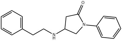 4-(Phenethylamino)-1-phenylpyrrolidin-2-one Struktur