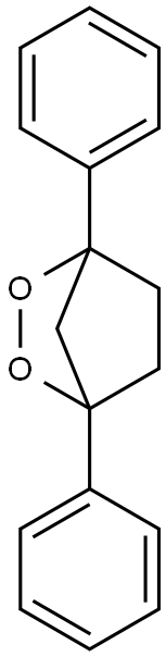 1,4-Diphenyl-2,3-dioxabicyclo[2.2.1]heptane Struktur