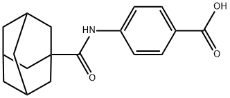 4-[(1-ADAMANTYLCARBONYL)AMINO]BENZOIC ACID Struktur