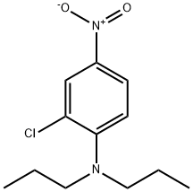 2-CHLORO-4-NITRO-N,N-DIPROPYLANILINE Struktur