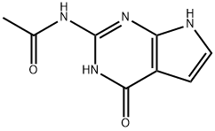 N-(4-Oxo-1,7-dihydropyrrolo[2,3-d]pyrimidin-2-yl)acetamide Struktur