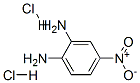 4-nitrobenzene-1,2-diamine dihydrochloride Struktur