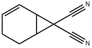 Bicyclo[4.1.0]hept-2-ene-7,7-dicarbonitrile Struktur