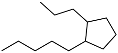 1-pentyl-2-propyl-Cyclopentane Struktur