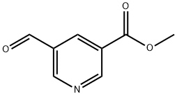 METHYL 5-FORMYLNICOTINATE Struktur