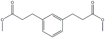 1,3-Benzenedipropionic acid dimethyl ester Struktur