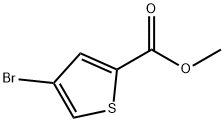 Methyl 4-bromothiophene-2-carboxylate Struktur