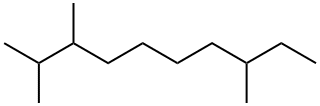 2,3,8-Trimethyldecane Struktur