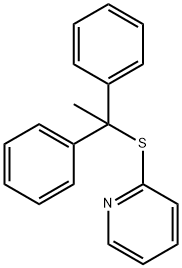 2-[(1,1-Diphenylethyl)thio]pyridine Struktur