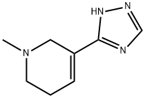 Pyridine, 1,2,3,6-tetrahydro-1-methyl-5-(1H-1,2,4-triazol-3-yl)- (9CI) Struktur