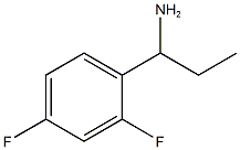 1-(2,4-difluorophenyl)propan-1-amine Struktur