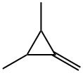 CYCLOPROPANE,1,2-DIMETHYL-3-M Struktur