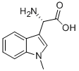 (S)-AMINO-(1-METHYL-1H-INDOL-3-YL)-ACETIC ACID Struktur