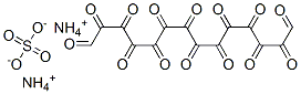 azanium 1-tetradecoxytetradecane sulfate Struktur