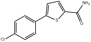 5-(4-Chlorophenyl)-2-thiophenecarboxamide Struktur