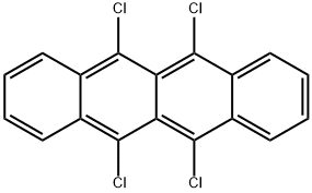 5,6,11,12-Tetrachlorotetracene Struktur