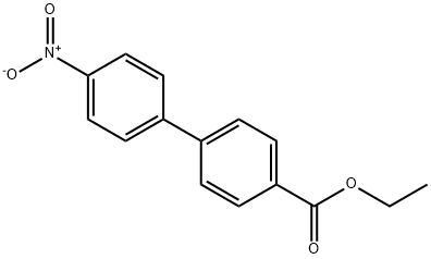 Ethyl 4-(4-nitrophenyl)benzoate Struktur