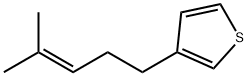 3-(4-Methyl-3-pentenyl)thiophene Struktur