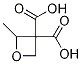 3,3-bis-carboxymethyl-oxetane Struktur