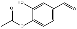 Benzaldehyde, 4-(acetyloxy)-3-hydroxy- (9CI) Struktur