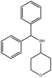 N-BENZHYDRYL-TETRAHYDRO-2H-PYRAN-4-AMINE Struktur