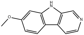 7-Methoxy-9H-pyrido[3,4-b]indole Struktur